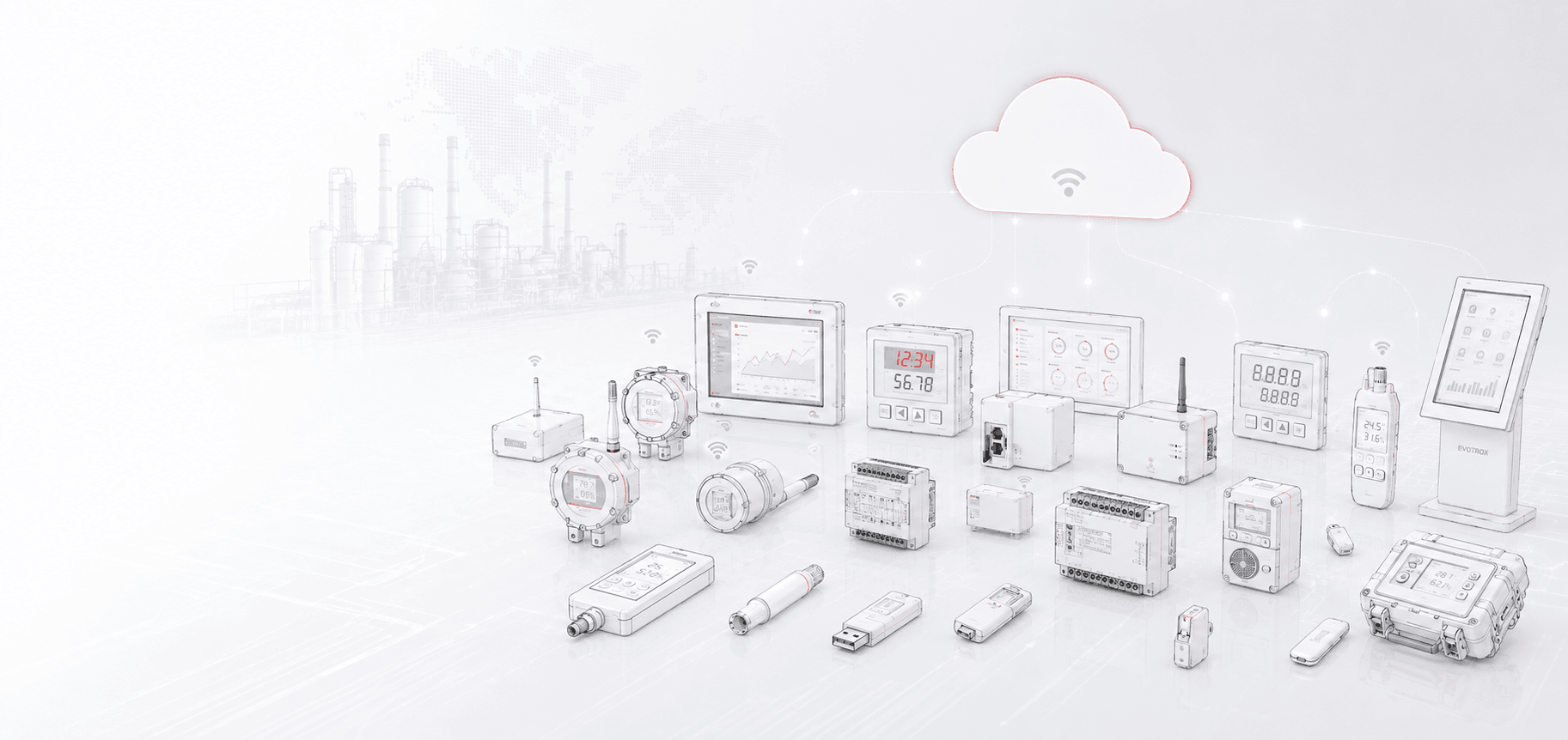 Industrial IoT Sensors, Data Loggers & Controllers